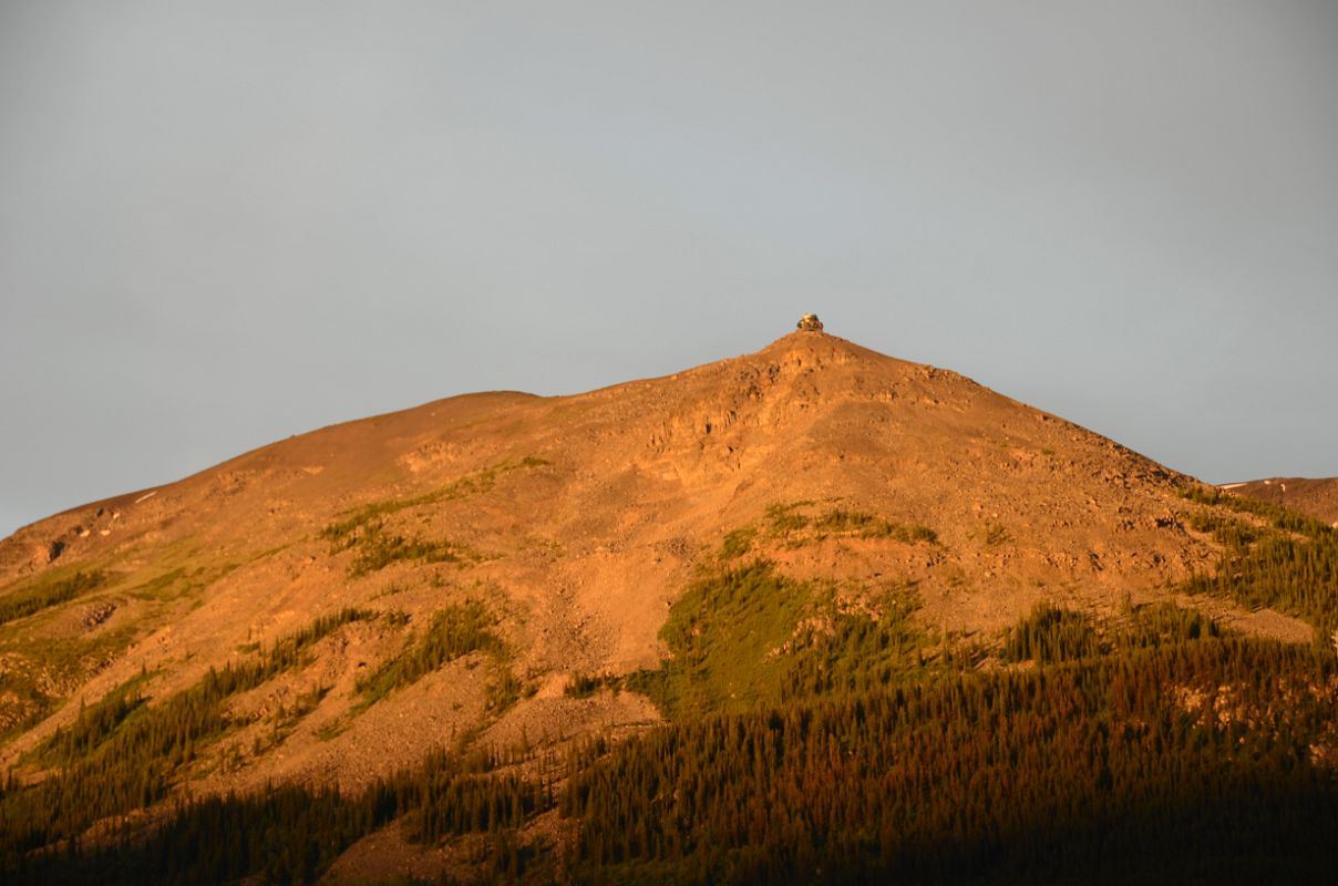 05 Whistlers Peak At Sunrise From Jasper